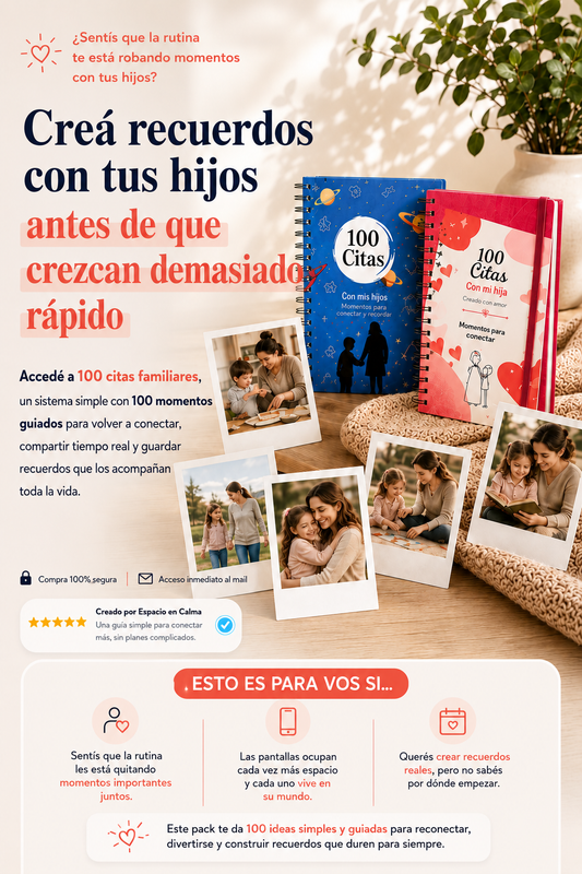 Pack 100 Citas - Recuerdos para toda la vida + 7 bonos